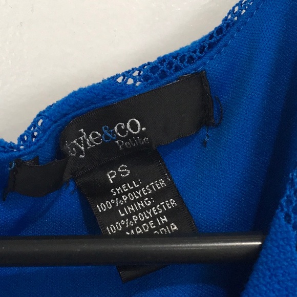 Style & Co. Royal Blue Dress - Picture 6 of 8